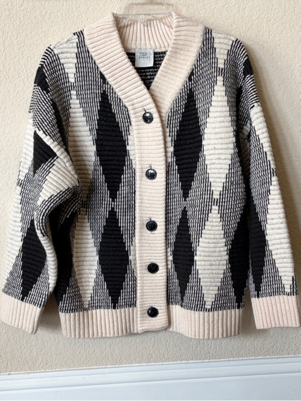 Varley Nancy Wool Blend Jacquard Knit Sweater Jacket
Size M - Picture 2 of 13